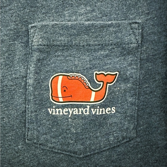 Vineyard Vines | Long Sleeve Football Logo Tee (S) 🏈 - Picture 3 of 5